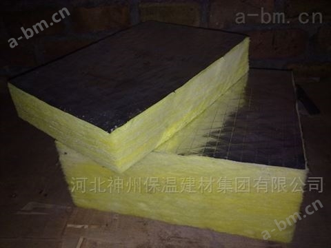 玻璃棉吸音保温板_100mm厚防火纤维板