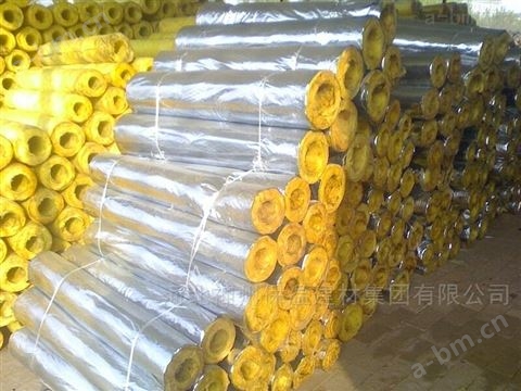 80kg40mm厚出口型玻璃丝绵管高温玻璃棉管