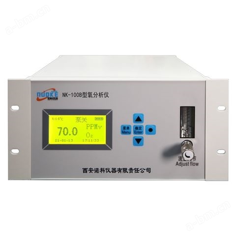 锂电池手套箱用微量氧含量分析仪LCD显示